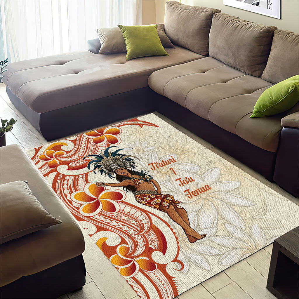 Heiva i Tahiti Area Rug Ori Tahitian Dance Tiare Maori LT14 - Polynesian Pride