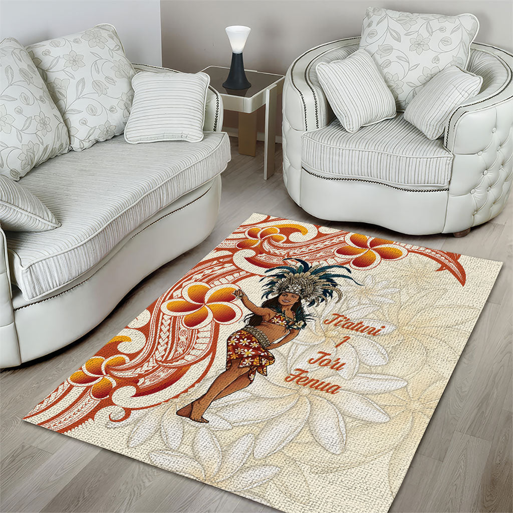 Heiva i Tahiti Area Rug Ori Tahitian Dance Tiare Maori LT14 - Polynesian Pride