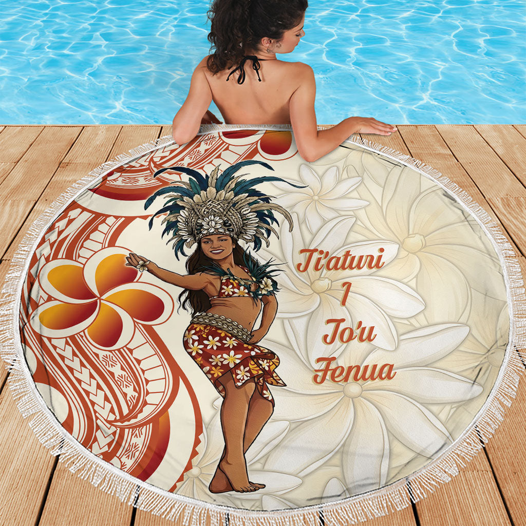 Heiva i Tahiti Beach Blanket Ori Tahitian Dance Tiare Maori LT14 - Polynesian Pride