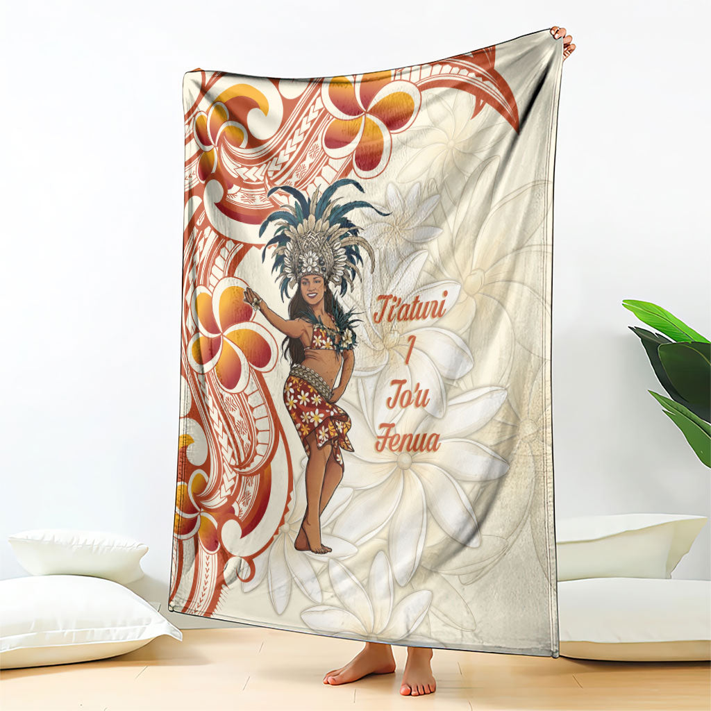 Heiva i Tahiti Blanket Ori Tahitian Dance Tiare Maori LT14 - Polynesian Pride