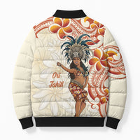 Heiva i Tahiti Bomber Puffer Jacket Ori Tahitian Dance Tiare Maori LT14 - Polynesian Pride