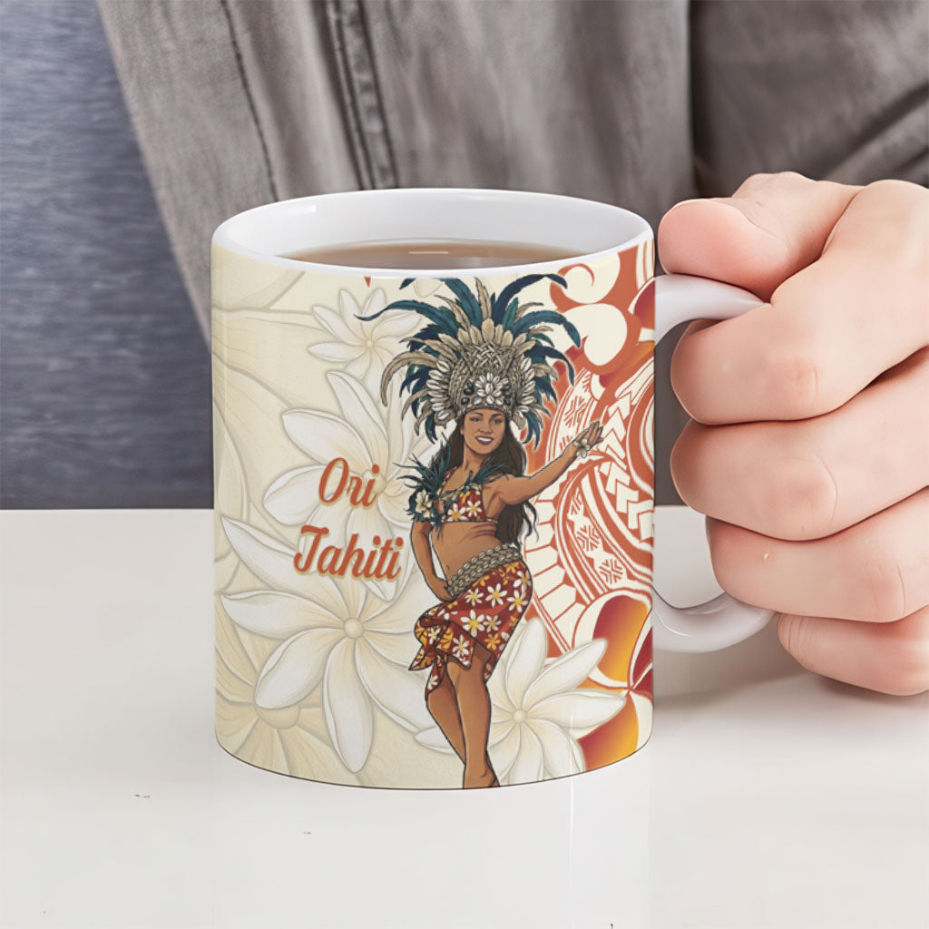Heiva i Tahiti Ceramic Mug Ori Tahitian Dance Tiare Maori LT14 - Polynesian Pride