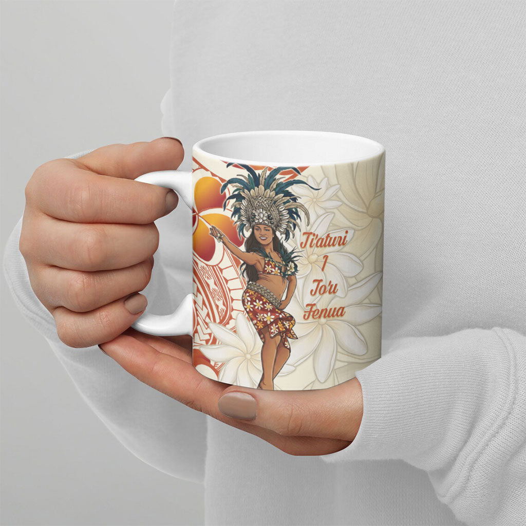 Heiva i Tahiti Ceramic Mug Ori Tahitian Dance Tiare Maori LT14 - Polynesian Pride
