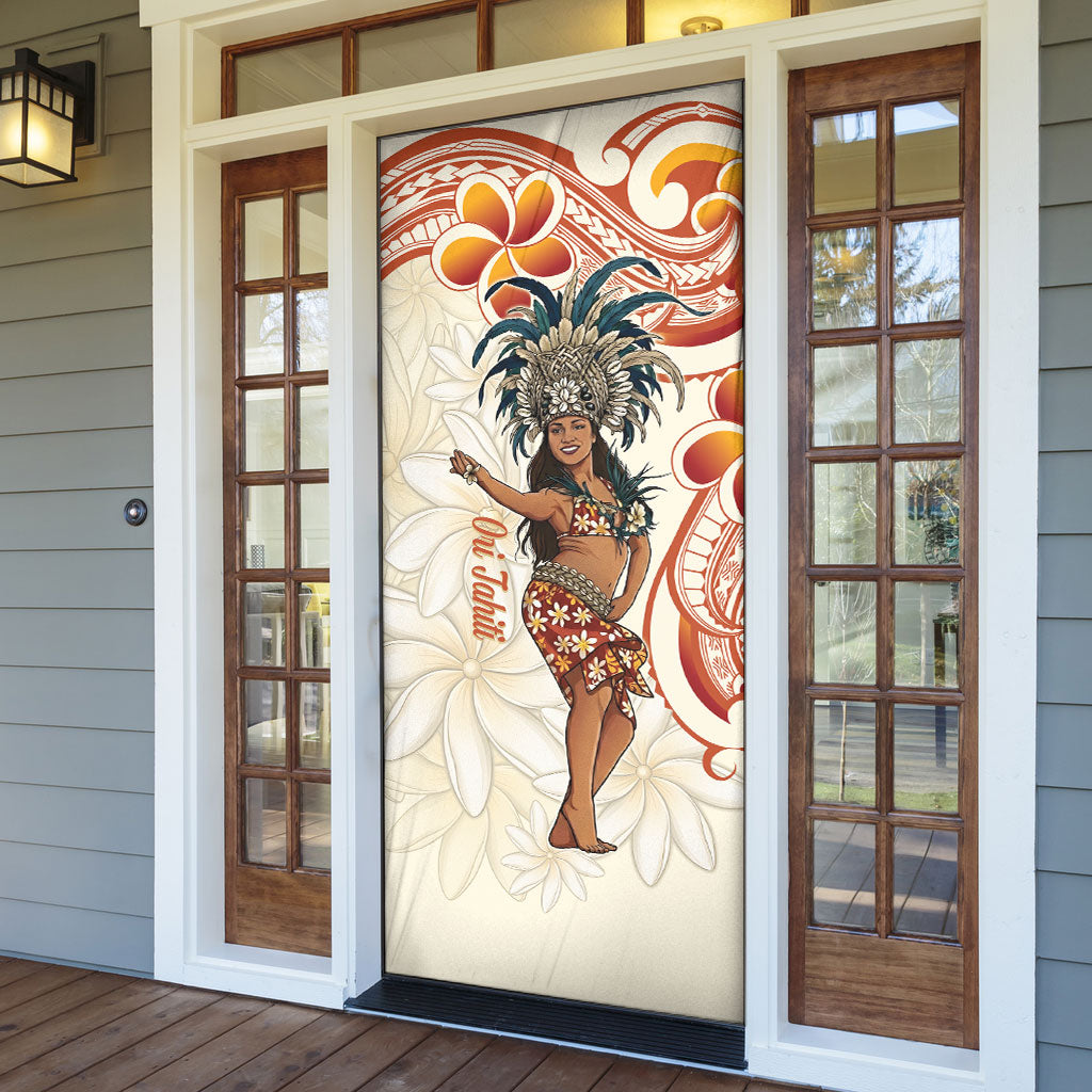 Heiva i Tahiti Door Cover Ori Tahitian Dance Tiare Maori LT14 - Polynesian Pride