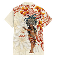 Heiva i Tahiti Family Matching Off The Shoulder Long Sleeve Dress and Hawaiian Shirt Ori Tahitian Dance Tiare Maori