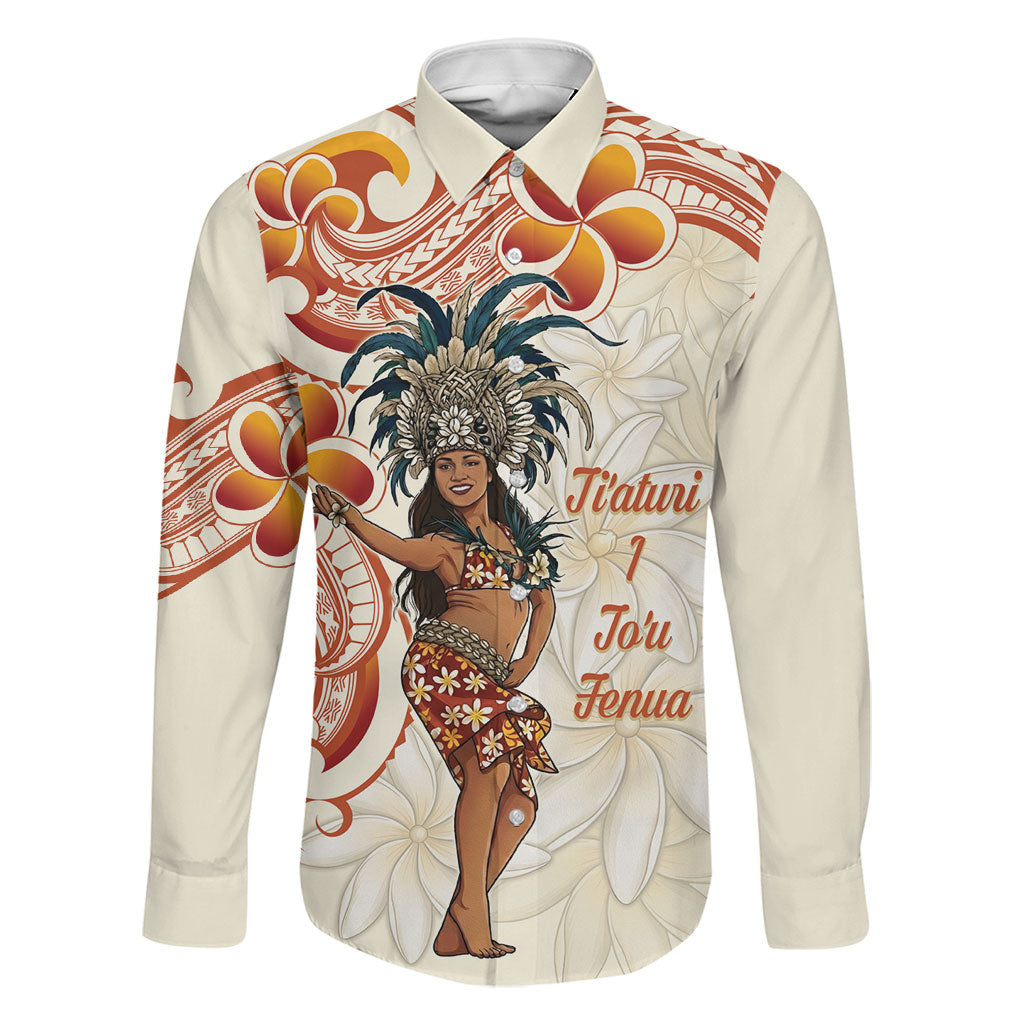 Heiva i Tahiti Family Matching Off Shoulder Maxi Dress and Hawaiian Shirt Ori Tahitian Dance Tiare Maori