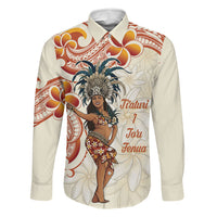 Heiva i Tahiti Family Matching Short Sleeve Bodycon Dress and Hawaiian Shirt Ori Tahitian Dance Tiare Maori