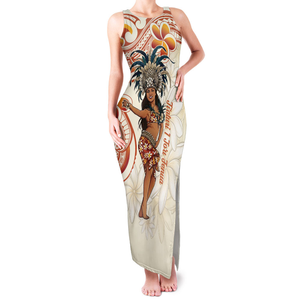 Heiva i Tahiti Family Matching Tank Maxi Dress and Hawaiian Shirt Ori Tahitian Dance Tiare Maori