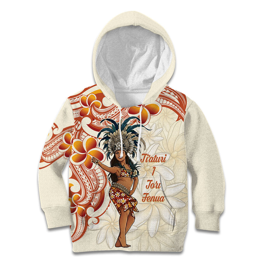 Heiva i Tahiti Kid Hoodie Ori Tahitian Dance Tiare Maori