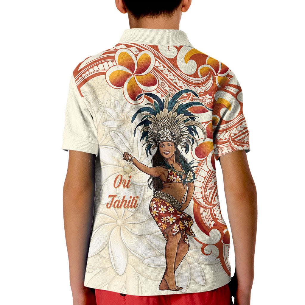 Heiva i Tahiti Kid Polo Shirt Ori Tahitian Dance Tiare Maori LT14 - Polynesian Pride