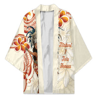Heiva i Tahiti Kimono Ori Tahitian Dance Tiare Maori LT14 Unisex Beige - Polynesian Pride