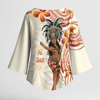 Heiva i Tahiti Kimono Sleeve Blouse Ori Tahitian Dance Tiare Maori LT14 - Polynesian Pride
