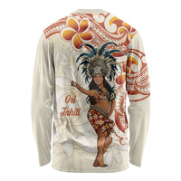 Heiva i Tahiti Long Sleeve Shirt Ori Tahitian Dance Tiare Maori LT14 - Polynesian Pride
