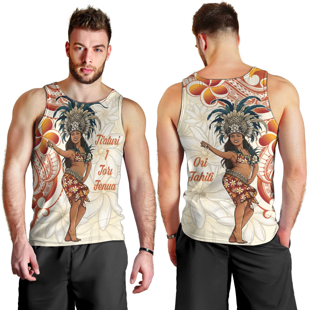 Heiva i Tahiti Men Tank Top Ori Tahitian Dance Tiare Maori LT14 - Polynesian Pride