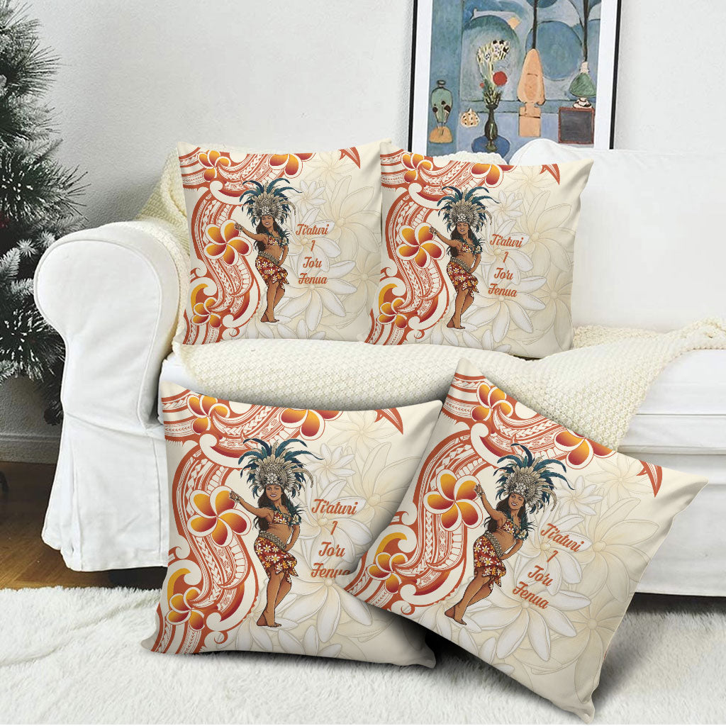 Heiva i Tahiti Pillow Cover Ori Tahitian Dance Tiare Maori LT14 - Polynesian Pride