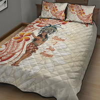 Heiva i Tahiti Quilt Bed Set Ori Tahitian Dance Tiare Maori