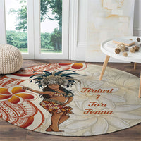 Heiva i Tahiti Round Carpet Ori Tahitian Dance Tiare Maori LT14 - Polynesian Pride