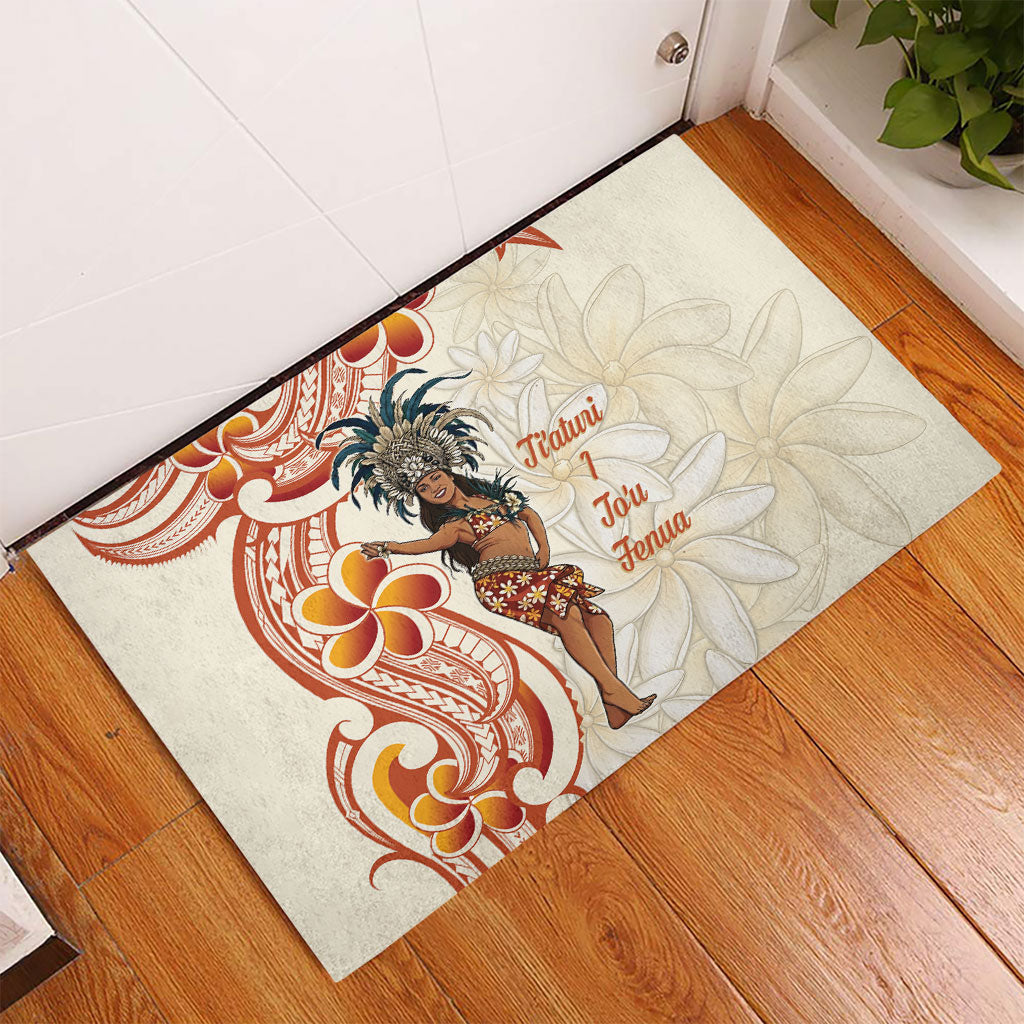 Heiva i Tahiti Rubber Doormat Ori Tahitian Dance Tiare Maori LT14 - Polynesian Pride