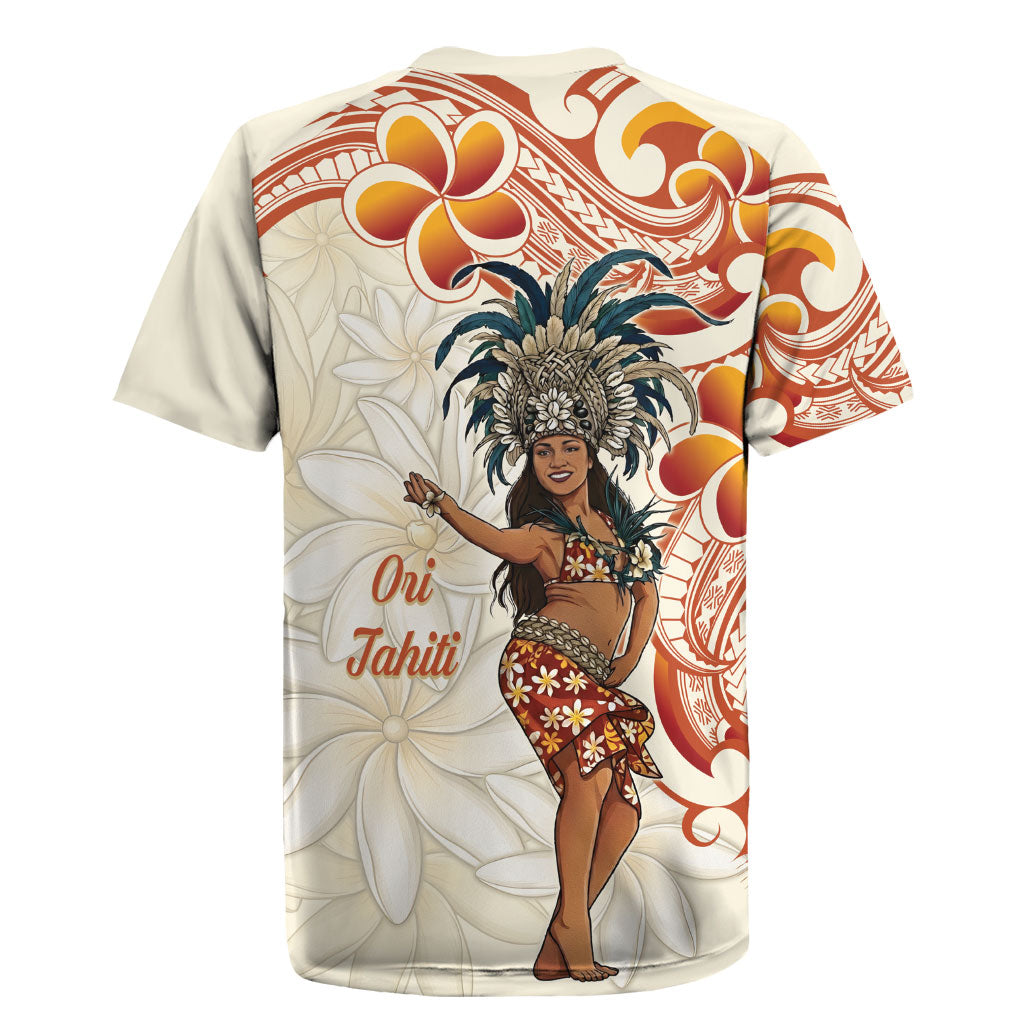 Heiva i Tahiti Rugby Jersey Ori Tahitian Dance Tiare Maori LT14 - Polynesian Pride