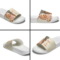 Heiva i Tahiti Slide Sandals Ori Tahitian Dance Tiare Maori LT14 - Polynesian Pride