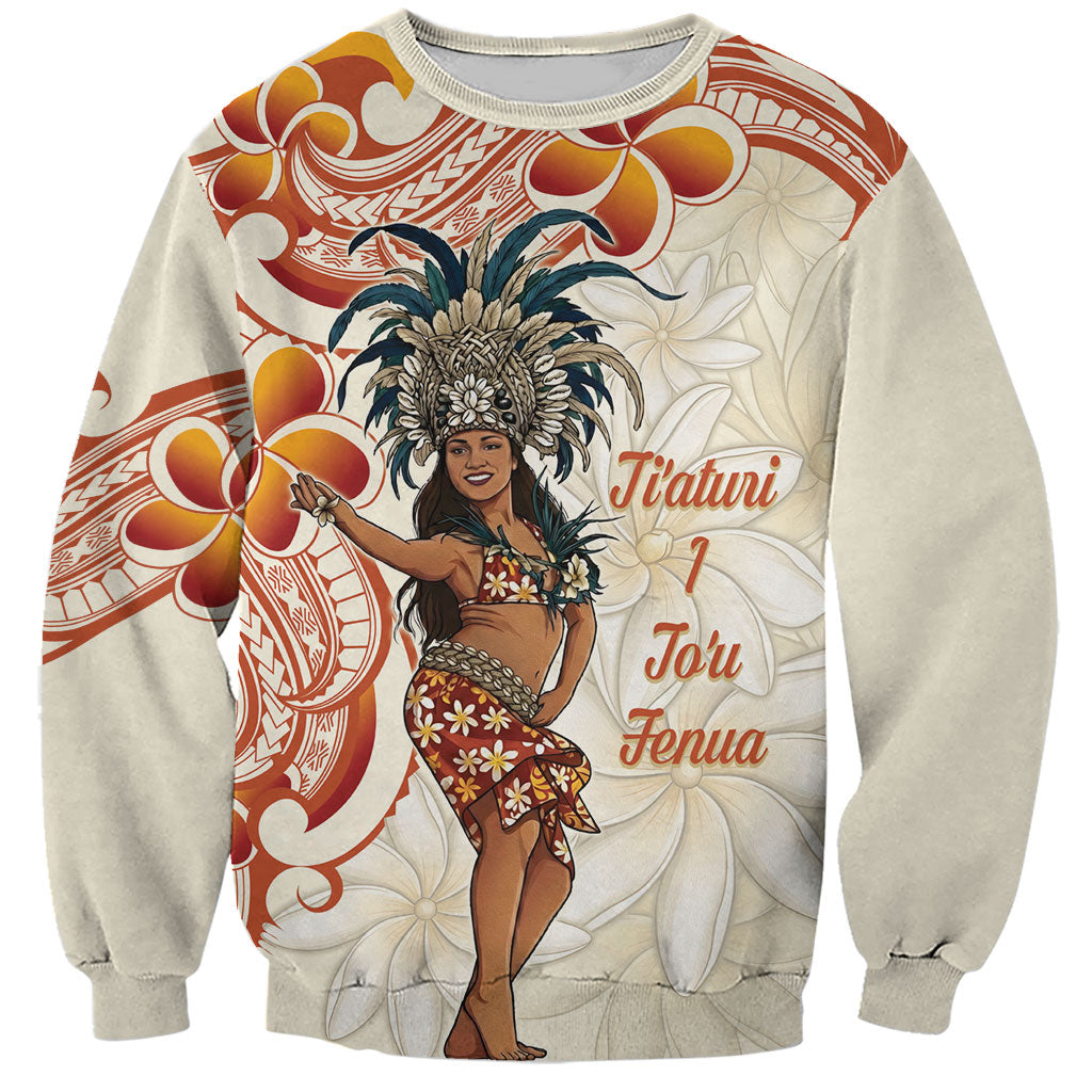 Heiva i Tahiti Sweatshirt Ori Tahitian Dance Tiare Maori