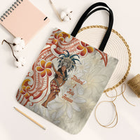 Heiva i Tahiti Tote Bag Ori Tahitian Dance Tiare Maori LT14 Black Strap One Size Beige - Polynesian Pride