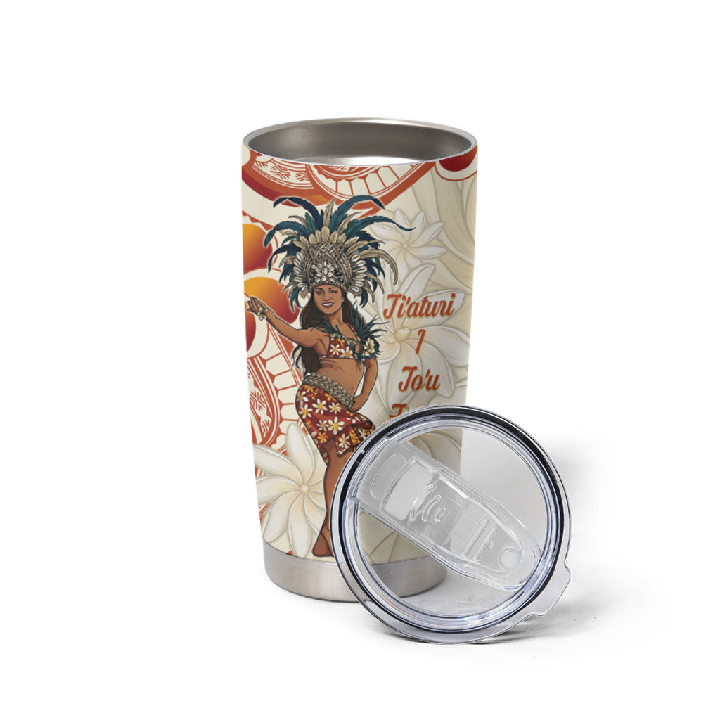 Heiva i Tahiti Tumbler Cup Ori Tahitian Dance Tiare Maori LT14 - Polynesian Pride