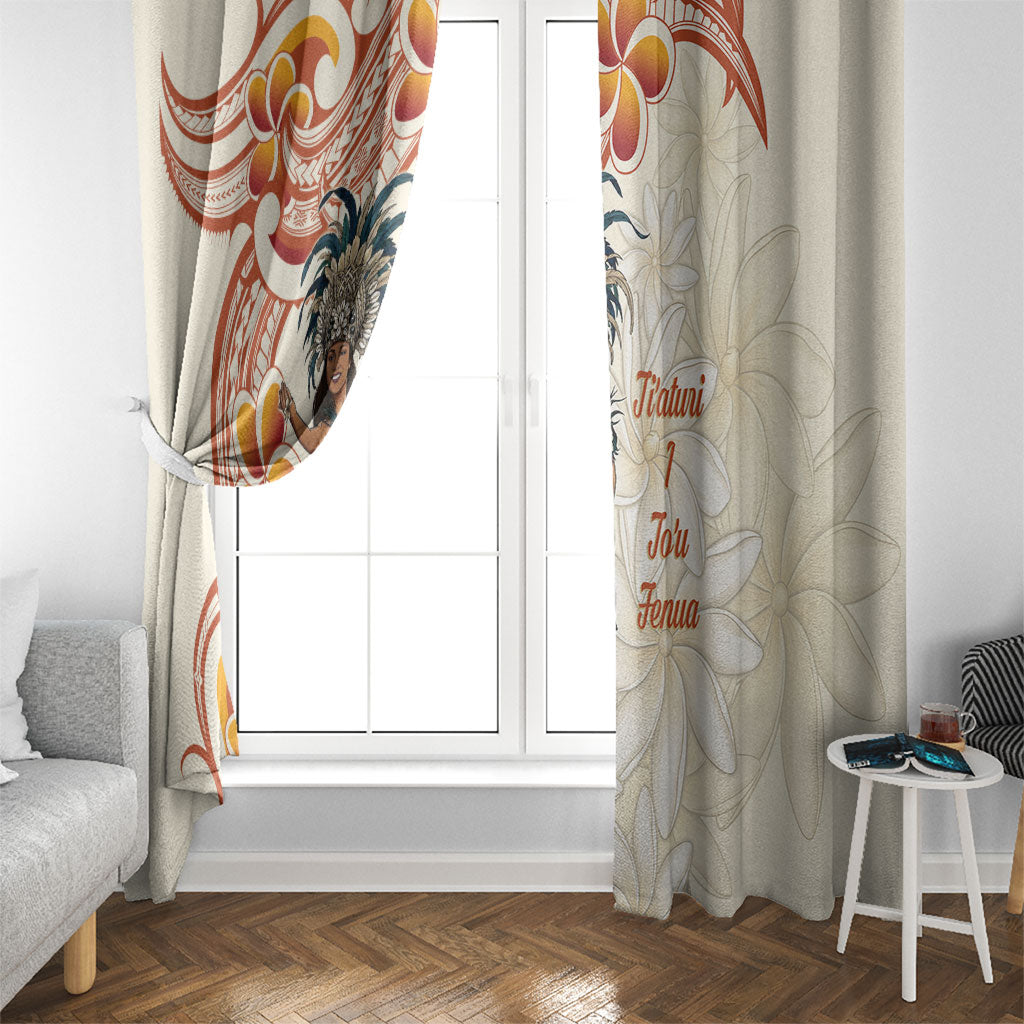Heiva i Tahiti Window Curtain Ori Tahitian Dance Tiare Maori LT14 - Polynesian Pride