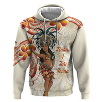 Heiva i Tahiti Zip Hoodie Ori Tahitian Dance Tiare Maori