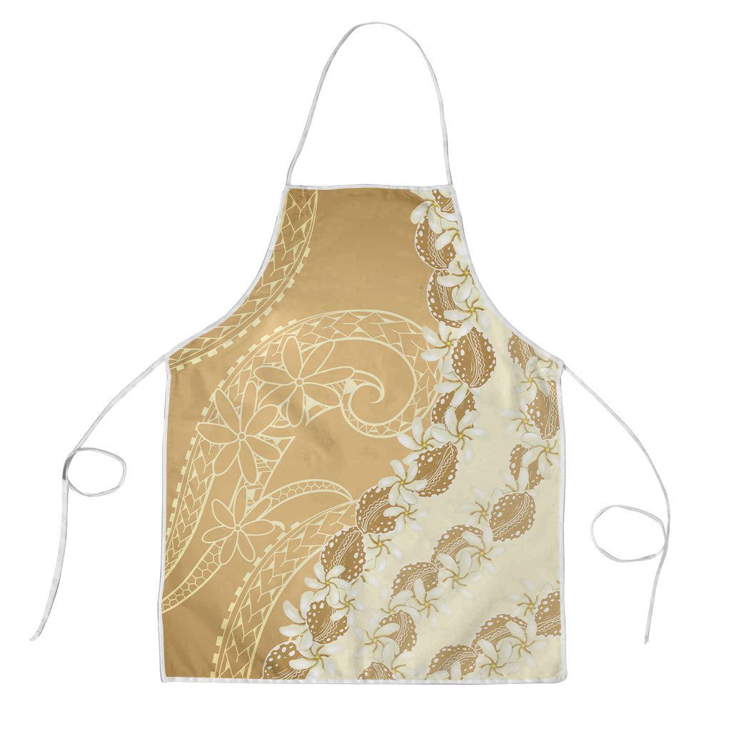 Heiva i Tahiti Apron Tahitian Tiare Maori Cowrie Lei Brown LT14 Brown - Polynesian Pride