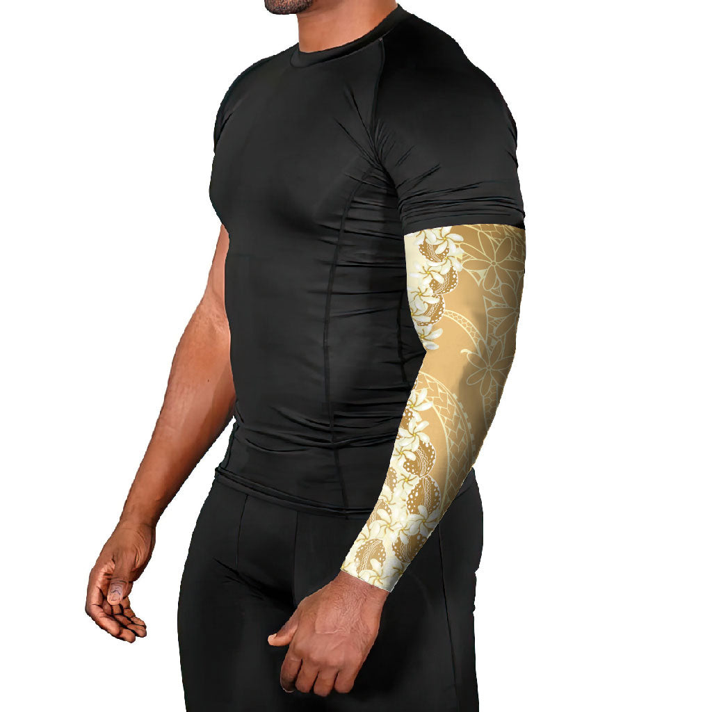 Heiva i Tahiti Arm Sleeves Tahitian Tiare Maori Cowrie Lei Brown LT14 - Polynesian Pride