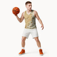 Heiva i Tahiti Basketball Jersey Tahitian Tiare Maori Cowrie Lei Brown LT14 - Polynesian Pride