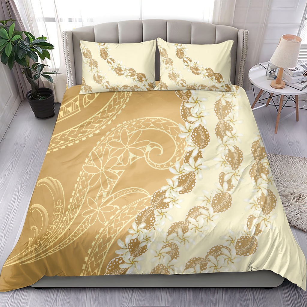 Heiva i Tahiti Bedding Set Tahitian Tiare Maori Cowrie Lei Brown LT14 - Polynesian Pride
