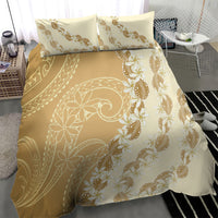 Heiva i Tahiti Bedding Set Tahitian Tiare Maori Cowrie Lei Brown LT14 - Polynesian Pride