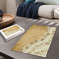 Heiva i Tahiti Puzzle Tahitian Tiare Maori Cowrie Lei Brown