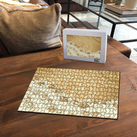 Heiva i Tahiti Puzzle Tahitian Tiare Maori Cowrie Lei Brown