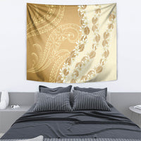 Heiva i Tahiti Tapestry Tahitian Tiare Maori Cowrie Lei Brown LT14 - Polynesian Pride