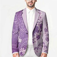 Heiva i Tahiti Blazer Tahitian Tiare Maori Cowrie Lei Purple LT14 - Polynesian Pride