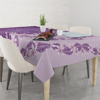 Heiva i Tahiti Tablecloth Tahitian Tiare Maori Cowrie Lei Purple LT14 - Polynesian Pride