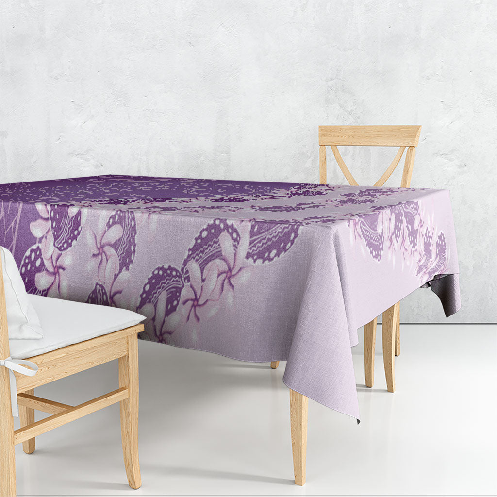 Heiva i Tahiti Tablecloth Tahitian Tiare Maori Cowrie Lei Purple LT14 - Polynesian Pride