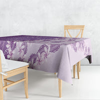 Heiva i Tahiti Tablecloth Tahitian Tiare Maori Cowrie Lei Purple LT14 - Polynesian Pride