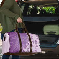 Heiva i Tahiti Travel Bag Tahitian Tiare Maori Cowrie Lei Purple