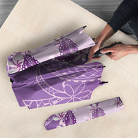 Heiva i Tahiti Umbrella Tahitian Tiare Maori Cowrie Lei Purple LT14 - Polynesian Pride