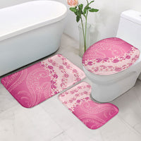 Heiva i Tahiti Bathroom Set Tahitian Tiare Maori Cowrie Lei Pink LT14 - Polynesian Pride