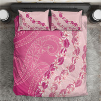 Heiva i Tahiti Bedding Set Tahitian Tiare Maori Cowrie Lei Pink