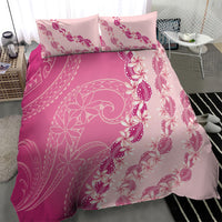 Heiva i Tahiti Bedding Set Tahitian Tiare Maori Cowrie Lei Pink