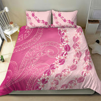 Heiva i Tahiti Bedding Set Tahitian Tiare Maori Cowrie Lei Pink