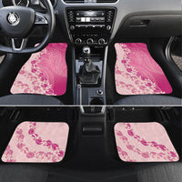 Heiva i Tahiti Car Mats Tahitian Tiare Maori Cowrie Lei Pink LT14 Set 4pcs Pink - Polynesian Pride
