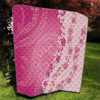 Heiva i Tahiti Quilt Tahitian Tiare Maori Cowrie Lei Pink LT14 - Polynesian Pride