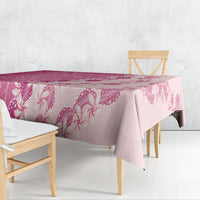 Heiva i Tahiti Tablecloth Tahitian Tiare Maori Cowrie Lei Pink